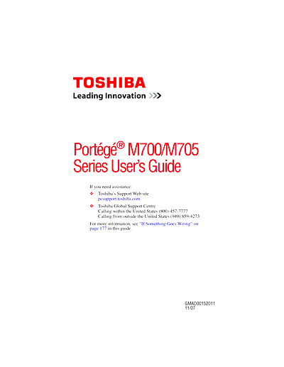 Toshiba M700-S7001X Thumbnail