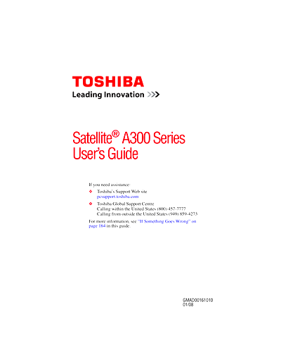 Toshiba A300-ST4004 A305-S6825 A305-S6829 Thumbnail